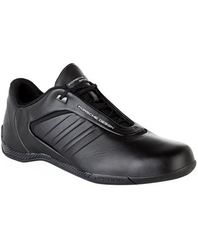 Porsche Design Sport Athletic Iii Leather Sneaker - Black
