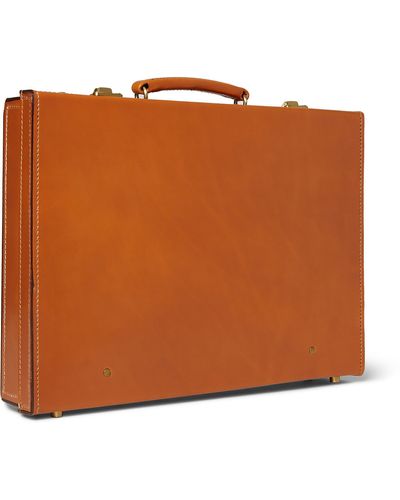 Kingsman Swaine Adeney Brigg Leather Briefcase - Brown
