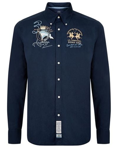 La Martina Argentina Polo Shirt - Blue