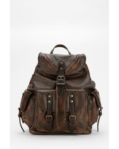 Frye Veronica Leather Backpack - Brown