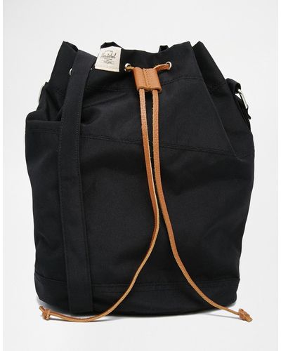 Herschel Supply Co. Drawstring Bucket Bag - Black