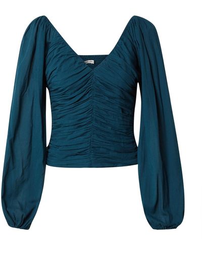 Abercrombie & Fitch Bluse 'chase' - Blau