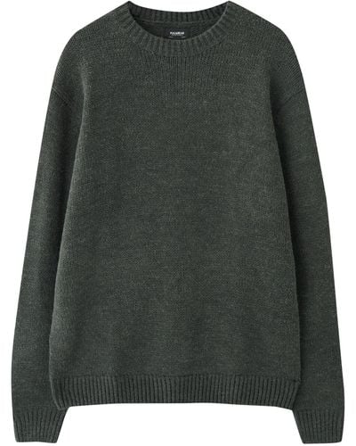 Pull&Bear Sweatshirt - Grün