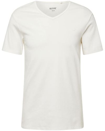 Mustang T-shirt 'amado' - Weiß
