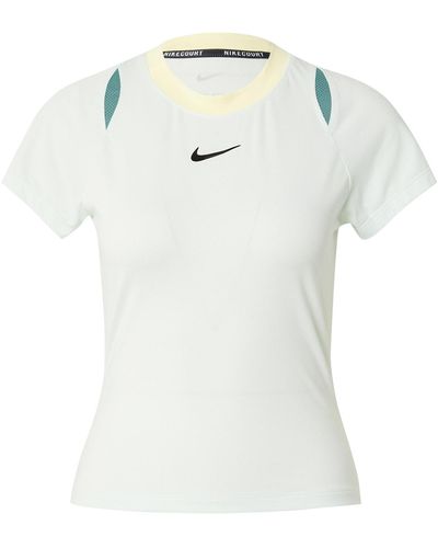 Nike Sportshirt 'court advantage' - Weiß