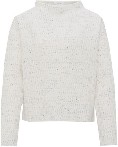 Opus Sweatshirt 'gozy' - Weiß