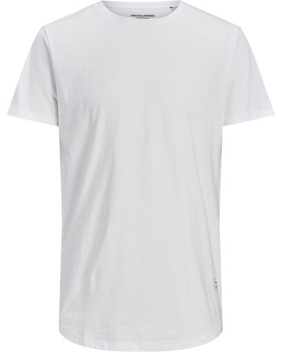 Jack & Jones Rundhals T-Shirt JJENOA - Weiß
