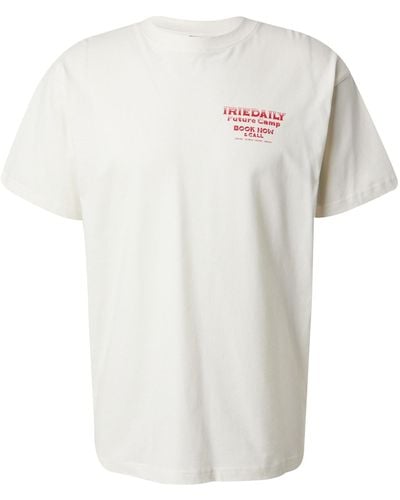 Iriedaily T-shirt 'future camp' - Weiß