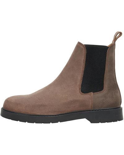 SELECTED Chelsea boots 'tim' - Braun