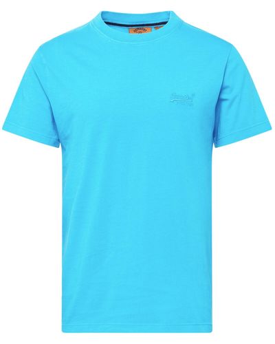 Superdry T-shirt 'essential' - Blau