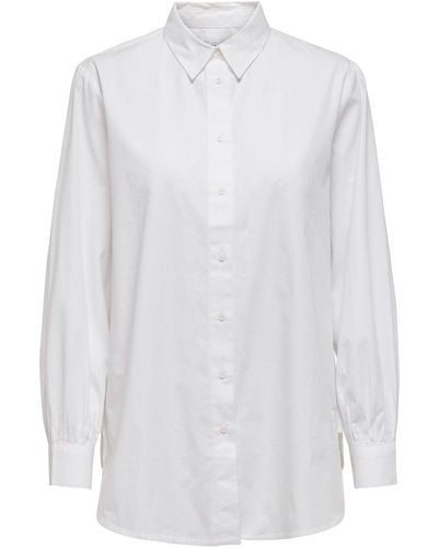 ONLY Hemd ONLNORA Regular Fit - Weiß
