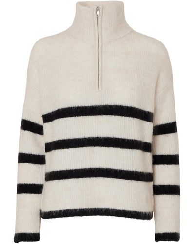 SELECTED Pullover 'maline' - Weiß