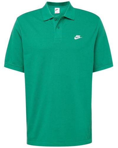 Nike Poloshirt 'club' - Grün