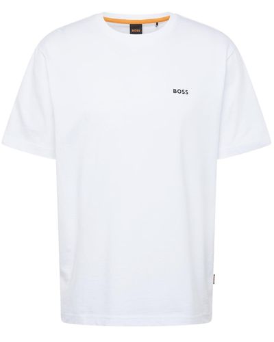 BOSS T-shirt 'coral' - Weiß