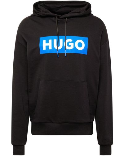 HUGO Sweatshirt 'nalves' - Schwarz
