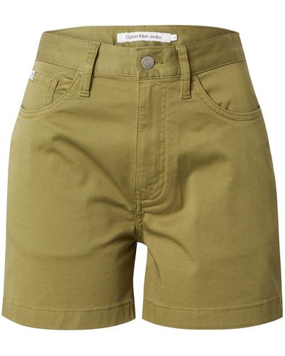 Calvin Klein Shorts - Grün