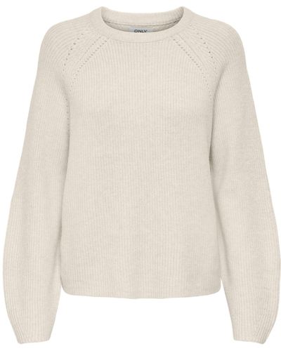 ONLY Pullover 'onlfia' - Natur