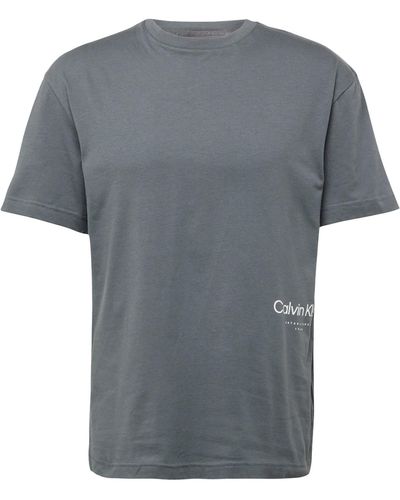 Calvin Klein Shirt 'off placement' - Grau