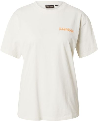 Napapijri T-shirt 'faber' - Weiß