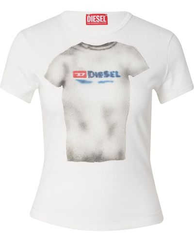 DIESEL T-shirt 'uncutie' - Weiß