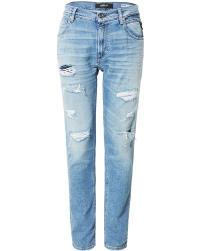 Replay Regular-fit-Jeans MICKYM (1-tlg) - Blau