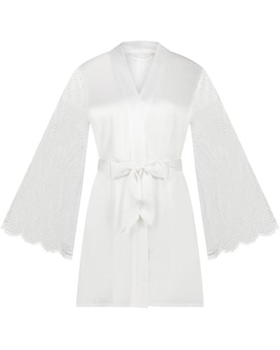 Hunkemöller Kimono - Weiß