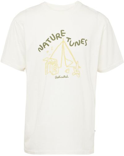 Dedicated T-shirt 'stockholm nature tunes' - Weiß