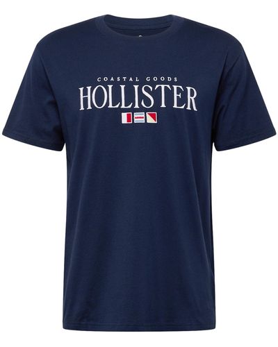 Hollister T-shirt 'coastal' - Blau