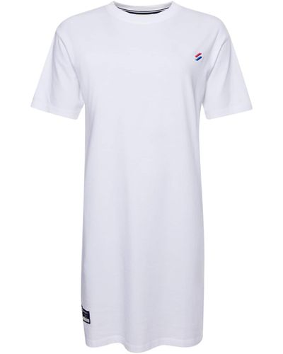 Superdry Code T-Shirt Casual Dress - Weiß