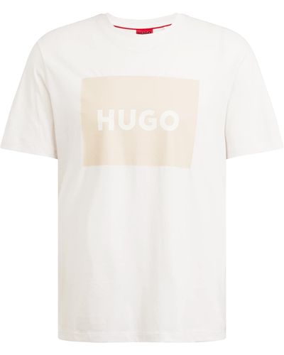 HUGO T-shirt 'dulive' - Weiß