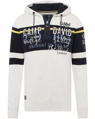 Camp David Sweatshirt - Weiß