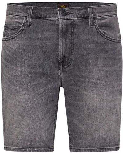 Lee Jeans Shorts 'rider' - Grau