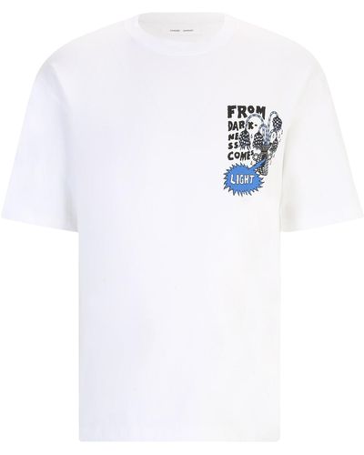 Samsøe & Samsøe T-shirt 'handsforfeet' - Weiß