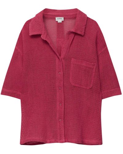 Pull&Bear Bluse - Rot