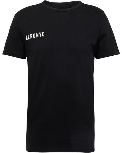 Aéropostale T-shirt 'nyc' - Schwarz