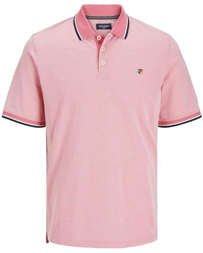 Jack & Jones Poloshirt 'bluwin' - Pink