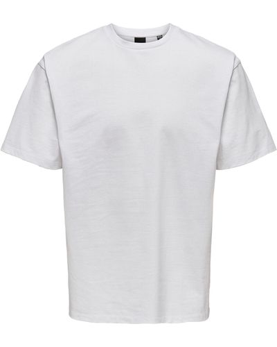 Only & Sons T-shirt 'fred' - Weiß