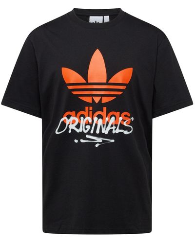 adidas Originals T-shirt 'street 1' - Schwarz