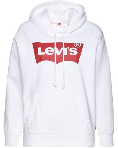 Levi's Levi's® Hoodie Graphic Standard mit Batwing-Print - Weiß