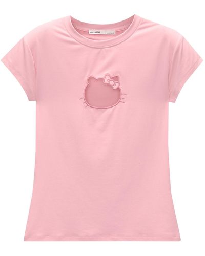 Pull&Bear T-shirt 'hello kitty' - Pink