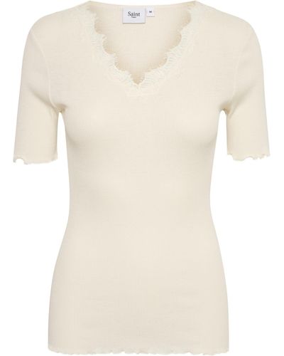 Saint Tropez T-shirt 'maya' - Natur