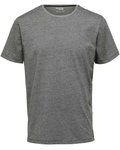 SELECTED T-shirt 'aspen' - Grau
