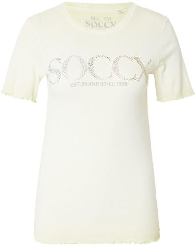 SOCCX Shirt 'ho:lly' - Weiß