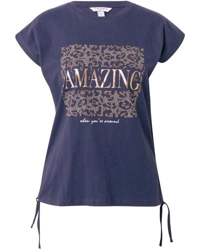 ZABAIONE T-shirt 'am44azing' - Blau