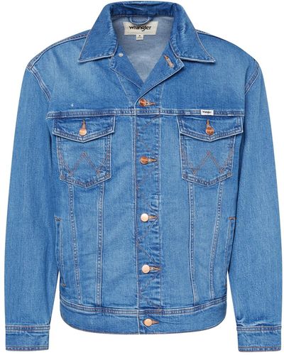 Wrangler Jacke 'anti fit jacket' - Blau