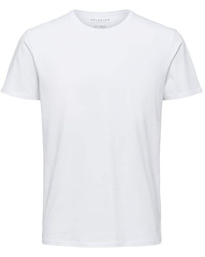SELECTED T-shirt - Weiß
