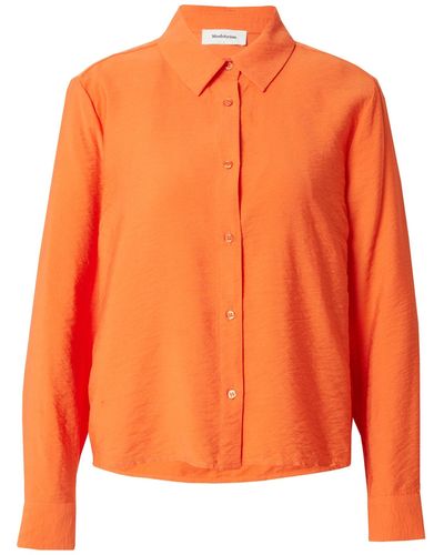 Modström Bluse 'hudges' - Orange