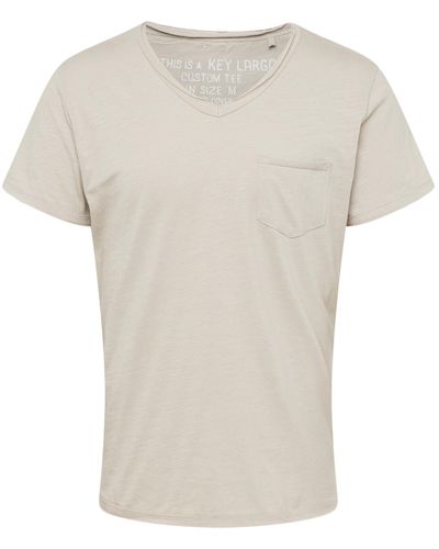 Key Largo T-shirt 'water' - Weiß