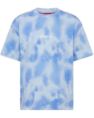 HUGO T-shirt 'dielo' - Blau