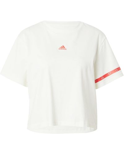 adidas Sportshirt 'bl col gt' - Weiß